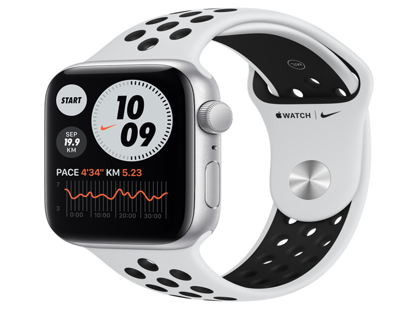 Apple Watch SE GPS 40mm, Nike Silver Aluminum Case with Nike Sport Band,Click For More Color&Price