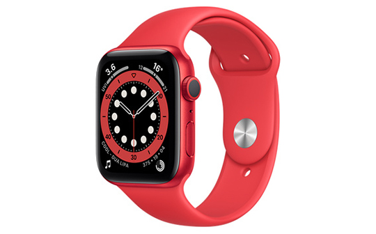 Apple Watch Series 6 GPS+Cellular, 40mm-Aluminium Case with PRODUCT-RED Sport Band Click For More Color&Price